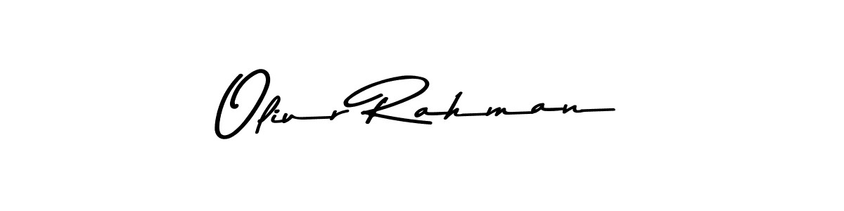 This is the best signature style for the Oliur Rahman name. Also you like these signature font (Asem Kandis PERSONAL USE). Mix name signature. Oliur Rahman signature style 9 images and pictures png