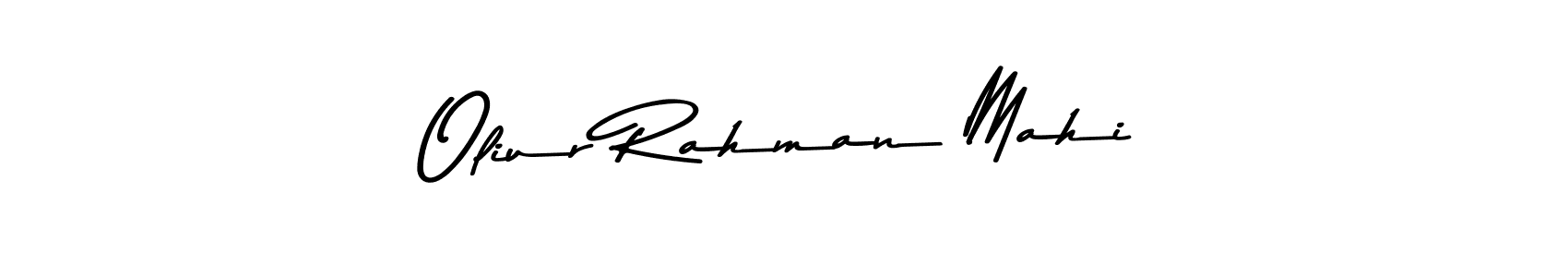 This is the best signature style for the Oliur Rahman Mahi name. Also you like these signature font (Asem Kandis PERSONAL USE). Mix name signature. Oliur Rahman Mahi signature style 9 images and pictures png