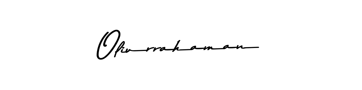 You should practise on your own different ways (Asem Kandis PERSONAL USE) to write your name (Oliurrahaman) in signature. don't let someone else do it for you. Oliurrahaman signature style 9 images and pictures png