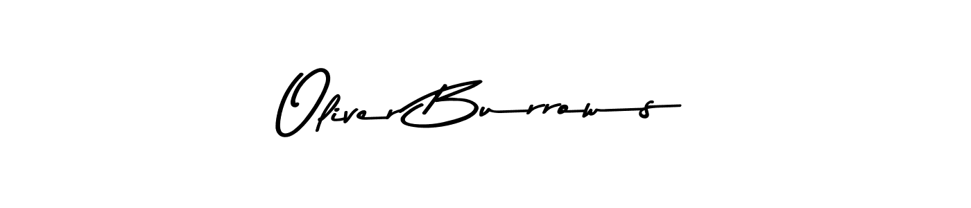 Create a beautiful signature design for name Oliver Burrows. With this signature (Asem Kandis PERSONAL USE) fonts, you can make a handwritten signature for free. Oliver Burrows signature style 9 images and pictures png