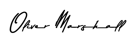 Practice writing Oliver Marshall with the flow of Asem Kandis PERSONAL USE lettering. A fantastic source of inspiration for developing your personal signature style. Oliver Marshall signature style 9 images and pictures png