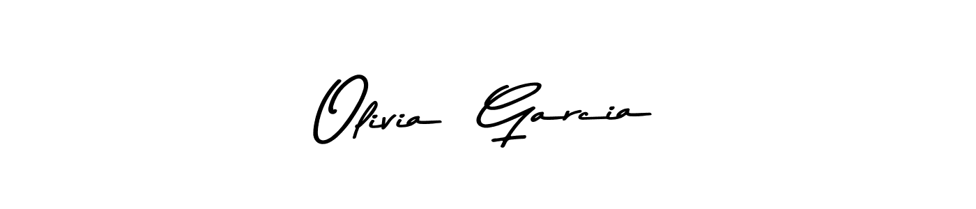 How to make Olivia  Garcia name signature. Use Asem Kandis PERSONAL USE style for creating short signs online. This is the latest handwritten sign. Olivia  Garcia signature style 9 images and pictures png