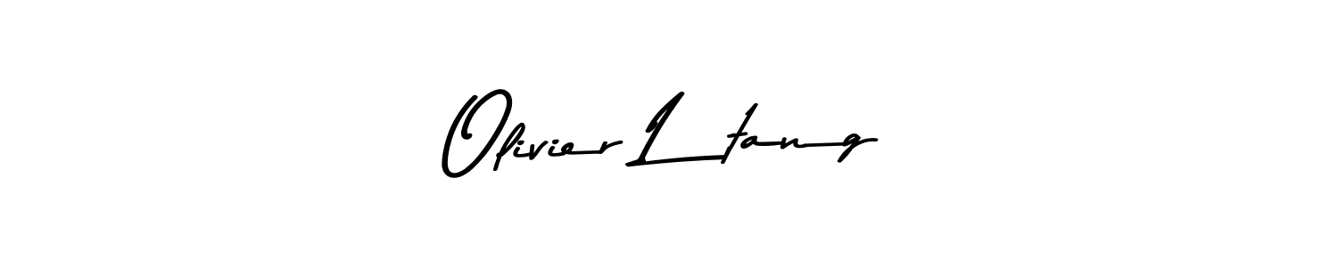 How to make Olivier Létang name signature. Use Asem Kandis PERSONAL USE style for creating short signs online. This is the latest handwritten sign. Olivier Létang signature style 9 images and pictures png