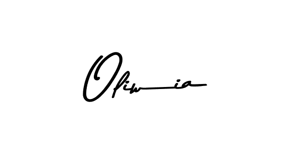 Also we have Oliwia name is the best signature style. Create professional handwritten signature collection using Asem Kandis PERSONAL USE autograph style. Oliwia signature style 9 images and pictures png