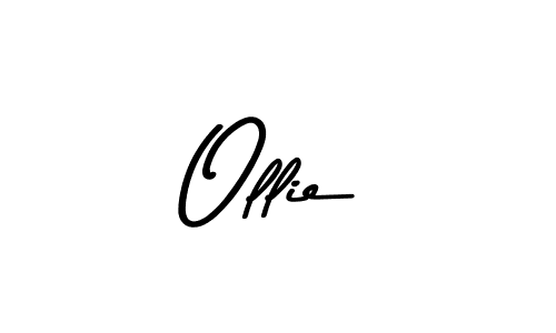 Create a beautiful signature design for name Ollie. With this signature (Asem Kandis PERSONAL USE) fonts, you can make a handwritten signature for free. Ollie signature style 9 images and pictures png
