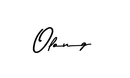 Design your own signature with our free online signature maker. With this signature software, you can create a handwritten (Asem Kandis PERSONAL USE) signature for name Olong. Olong signature style 9 images and pictures png