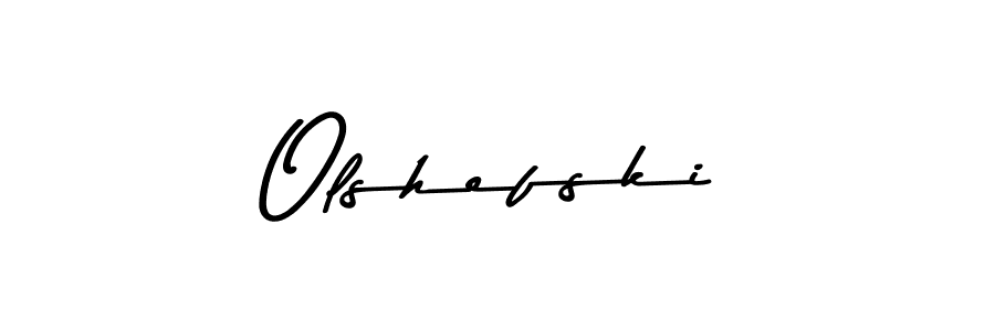 Also we have Olshefski name is the best signature style. Create professional handwritten signature collection using Asem Kandis PERSONAL USE autograph style. Olshefski signature style 9 images and pictures png