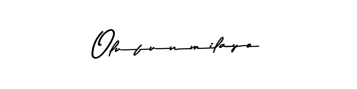 Design your own signature with our free online signature maker. With this signature software, you can create a handwritten (Asem Kandis PERSONAL USE) signature for name Olufunmilayo. Olufunmilayo signature style 9 images and pictures png