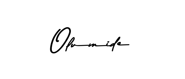 Also we have Olumide name is the best signature style. Create professional handwritten signature collection using Asem Kandis PERSONAL USE autograph style. Olumide signature style 9 images and pictures png