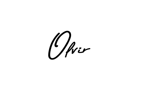 How to make Olvir signature? Asem Kandis PERSONAL USE is a professional autograph style. Create handwritten signature for Olvir name. Olvir signature style 9 images and pictures png