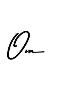 How to make Om name signature. Use Asem Kandis PERSONAL USE style for creating short signs online. This is the latest handwritten sign. Om signature style 9 images and pictures png