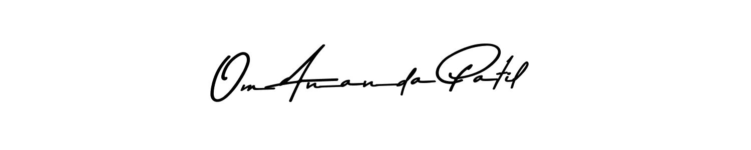 How to make Om Ananda Patil signature? Asem Kandis PERSONAL USE is a professional autograph style. Create handwritten signature for Om Ananda Patil name. Om Ananda Patil signature style 9 images and pictures png