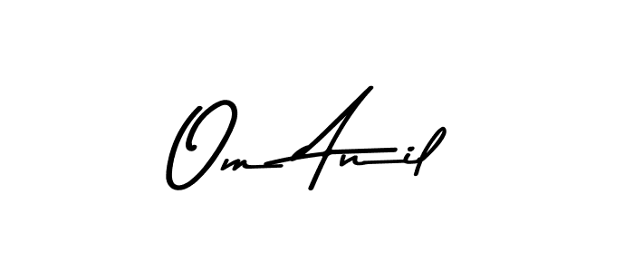 Also You can easily find your signature by using the search form. We will create Om Anil name handwritten signature images for you free of cost using Asem Kandis PERSONAL USE sign style. Om Anil signature style 9 images and pictures png