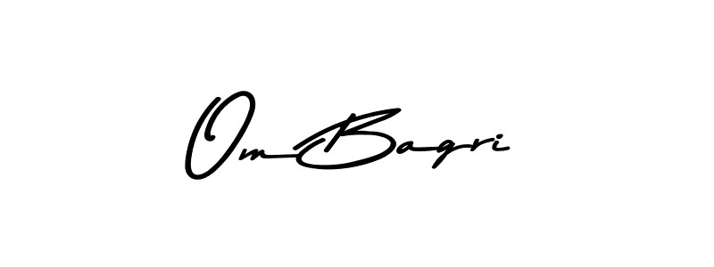 Also we have Om Bagri name is the best signature style. Create professional handwritten signature collection using Asem Kandis PERSONAL USE autograph style. Om Bagri signature style 9 images and pictures png