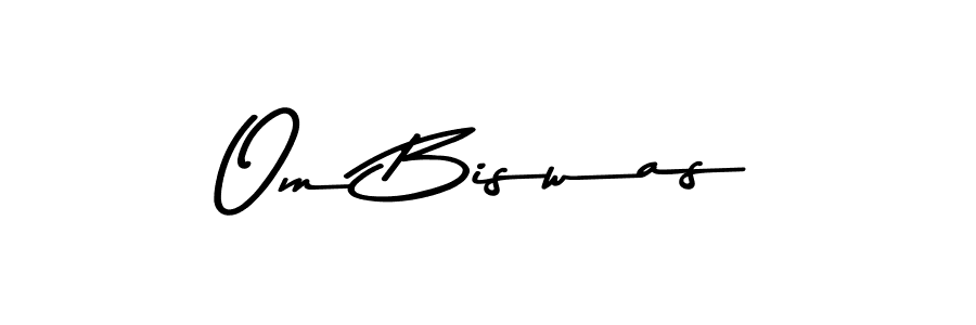 Make a beautiful signature design for name Om Biswas. Use this online signature maker to create a handwritten signature for free. Om Biswas signature style 9 images and pictures png