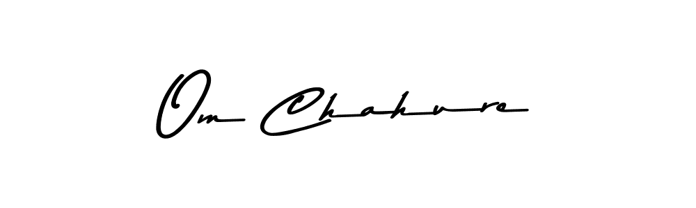 How to Draw Om Chahure signature style? Asem Kandis PERSONAL USE is a latest design signature styles for name Om Chahure. Om Chahure signature style 9 images and pictures png