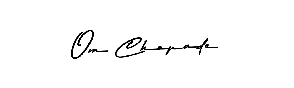 You should practise on your own different ways (Asem Kandis PERSONAL USE) to write your name (Om Chopade) in signature. don't let someone else do it for you. Om Chopade signature style 9 images and pictures png