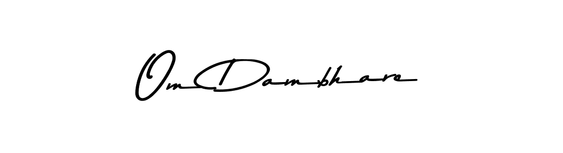 Make a beautiful signature design for name Om Dambhare. Use this online signature maker to create a handwritten signature for free. Om Dambhare signature style 9 images and pictures png