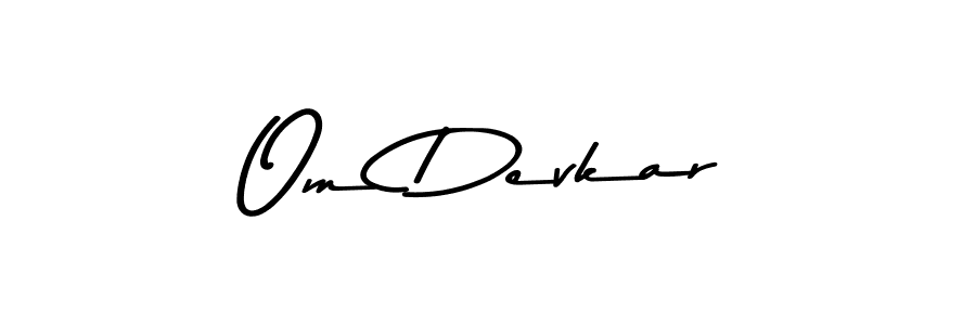 Use a signature maker to create a handwritten signature online. With this signature software, you can design (Asem Kandis PERSONAL USE) your own signature for name Om Devkar. Om Devkar signature style 9 images and pictures png