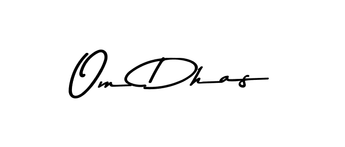 The best way (Asem Kandis PERSONAL USE) to make a short signature is to pick only two or three words in your name. The name Om Dhas include a total of six letters. For converting this name. Om Dhas signature style 9 images and pictures png