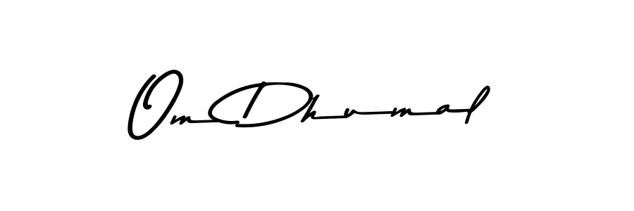 The best way (Asem Kandis PERSONAL USE) to make a short signature is to pick only two or three words in your name. The name Om Dhumal include a total of six letters. For converting this name. Om Dhumal signature style 9 images and pictures png
