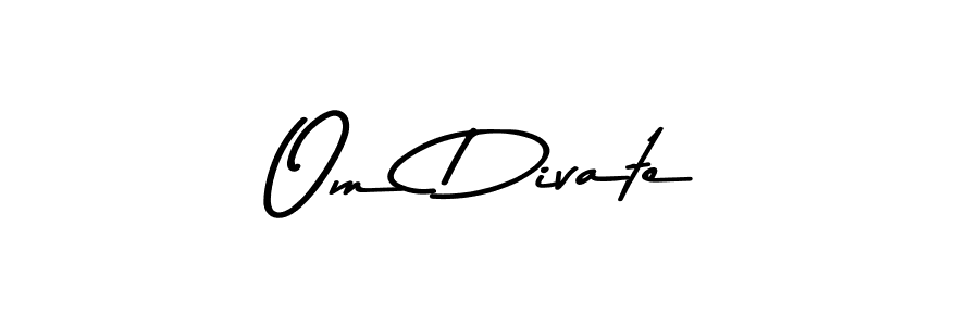 Check out images of Autograph of Om Divate name. Actor Om Divate Signature Style. Asem Kandis PERSONAL USE is a professional sign style online. Om Divate signature style 9 images and pictures png