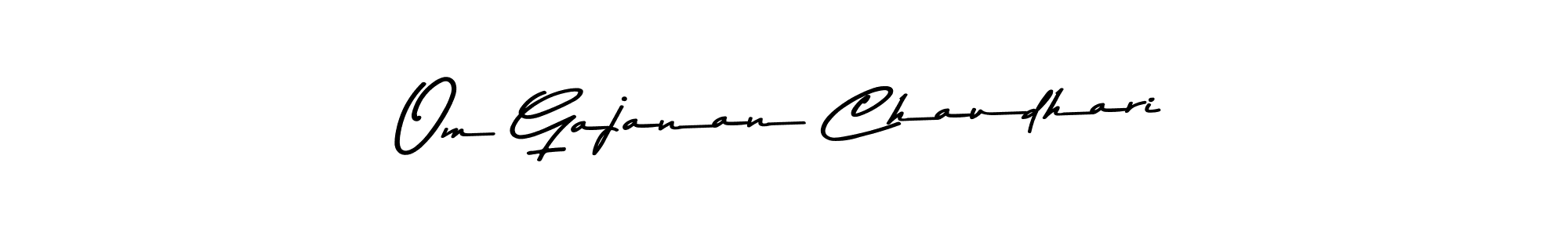 Make a beautiful signature design for name Om Gajanan Chaudhari. Use this online signature maker to create a handwritten signature for free. Om Gajanan Chaudhari signature style 9 images and pictures png