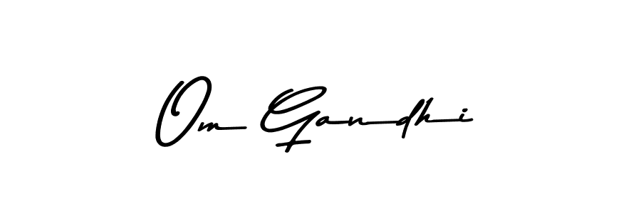 You should practise on your own different ways (Asem Kandis PERSONAL USE) to write your name (Om Gandhi) in signature. don't let someone else do it for you. Om Gandhi signature style 9 images and pictures png