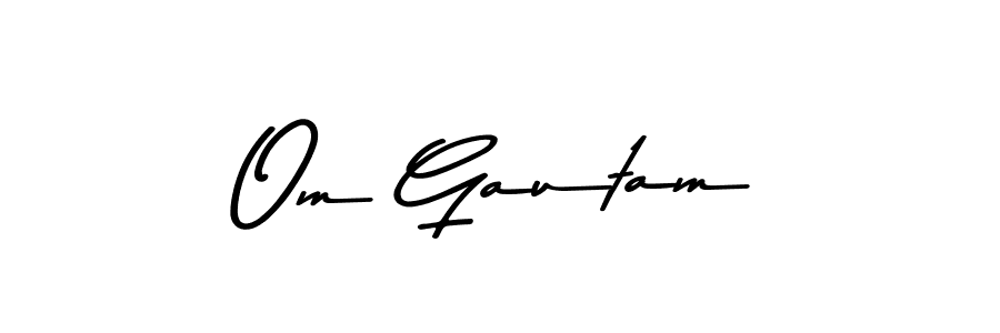 How to make Om Gautam signature? Asem Kandis PERSONAL USE is a professional autograph style. Create handwritten signature for Om Gautam name. Om Gautam signature style 9 images and pictures png