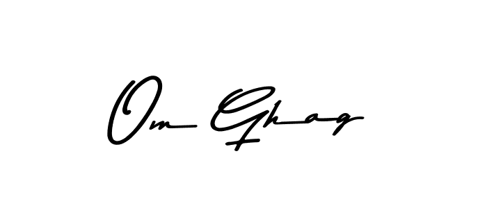 Similarly Asem Kandis PERSONAL USE is the best handwritten signature design. Signature creator online .You can use it as an online autograph creator for name Om Ghag. Om Ghag signature style 9 images and pictures png