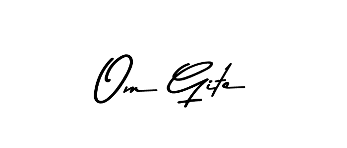 Best and Professional Signature Style for Om Gite. Asem Kandis PERSONAL USE Best Signature Style Collection. Om Gite signature style 9 images and pictures png