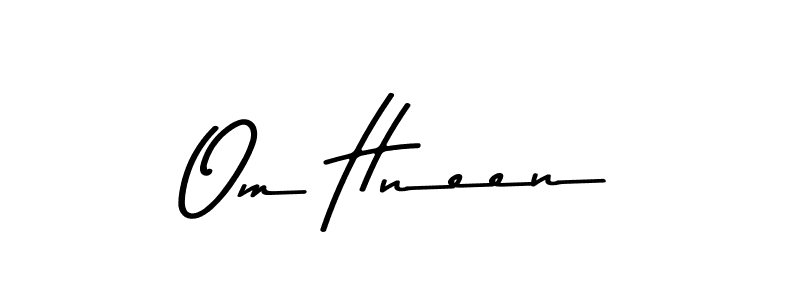 Design your own signature with our free online signature maker. With this signature software, you can create a handwritten (Asem Kandis PERSONAL USE) signature for name Om Hneen. Om Hneen signature style 9 images and pictures png