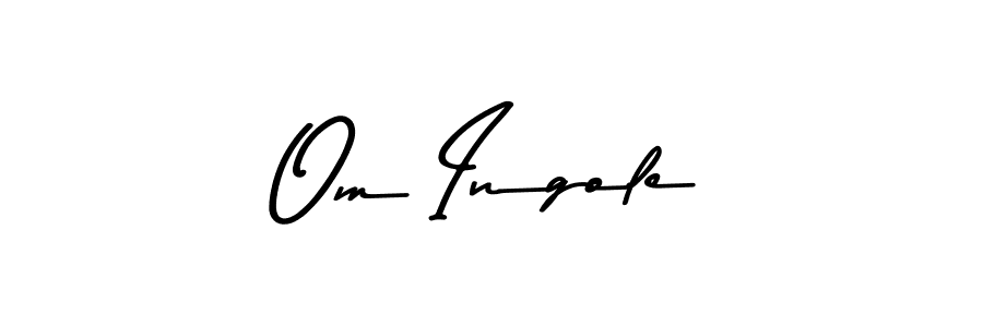 You should practise on your own different ways (Asem Kandis PERSONAL USE) to write your name (Om Ingole) in signature. don't let someone else do it for you. Om Ingole signature style 9 images and pictures png