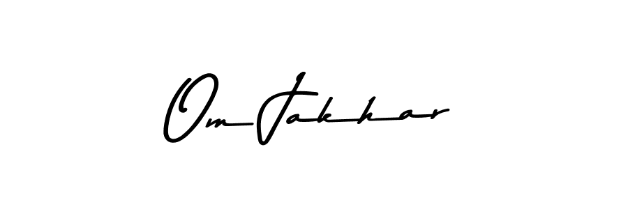 Make a beautiful signature design for name Om Jakhar. With this signature (Asem Kandis PERSONAL USE) style, you can create a handwritten signature for free. Om Jakhar signature style 9 images and pictures png