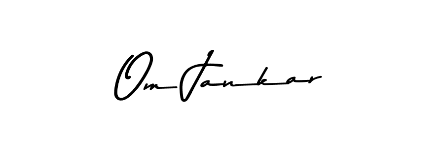 Check out images of Autograph of Om Jankar name. Actor Om Jankar Signature Style. Asem Kandis PERSONAL USE is a professional sign style online. Om Jankar signature style 9 images and pictures png