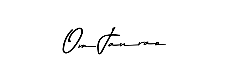 How to make Om Janrao signature? Asem Kandis PERSONAL USE is a professional autograph style. Create handwritten signature for Om Janrao name. Om Janrao signature style 9 images and pictures png