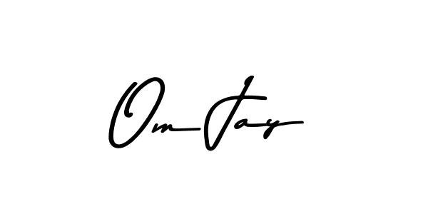 Design your own signature with our free online signature maker. With this signature software, you can create a handwritten (Asem Kandis PERSONAL USE) signature for name Om Jay. Om Jay signature style 9 images and pictures png