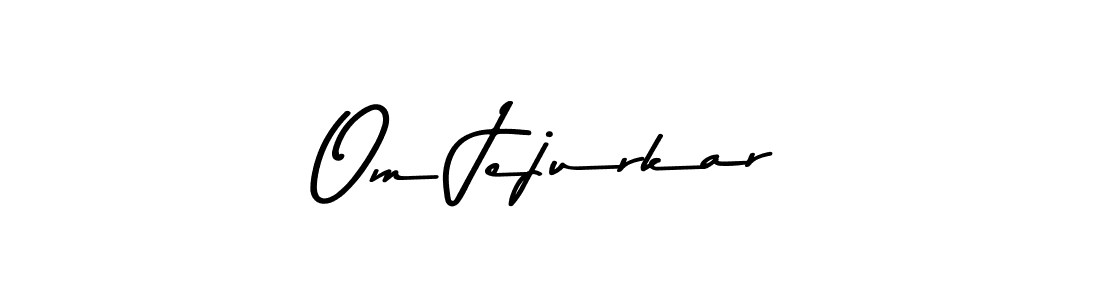 Create a beautiful signature design for name Om Jejurkar. With this signature (Asem Kandis PERSONAL USE) fonts, you can make a handwritten signature for free. Om Jejurkar signature style 9 images and pictures png
