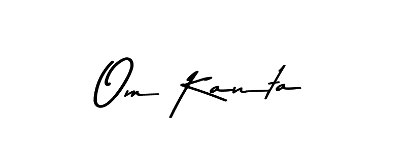 Design your own signature with our free online signature maker. With this signature software, you can create a handwritten (Asem Kandis PERSONAL USE) signature for name Om Kanta. Om Kanta signature style 9 images and pictures png