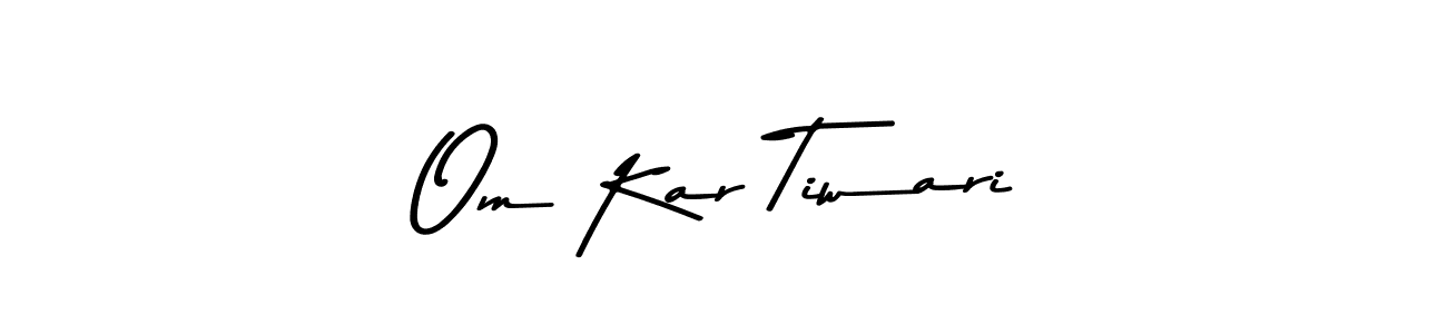 Use a signature maker to create a handwritten signature online. With this signature software, you can design (Asem Kandis PERSONAL USE) your own signature for name Om Kar Tiwari. Om Kar Tiwari signature style 9 images and pictures png