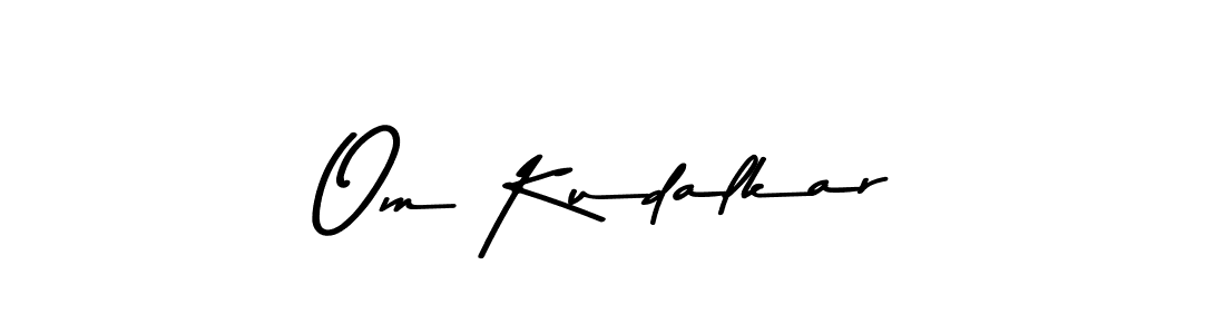 Also You can easily find your signature by using the search form. We will create Om Kudalkar name handwritten signature images for you free of cost using Asem Kandis PERSONAL USE sign style. Om Kudalkar signature style 9 images and pictures png