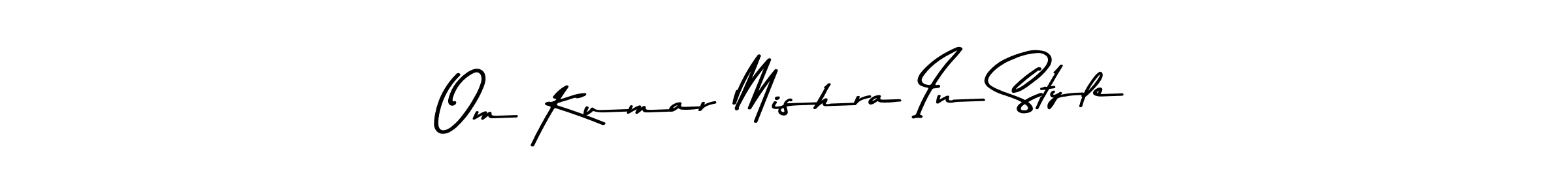 Use a signature maker to create a handwritten signature online. With this signature software, you can design (Asem Kandis PERSONAL USE) your own signature for name Om Kumar Mishra In Style. Om Kumar Mishra In Style signature style 9 images and pictures png