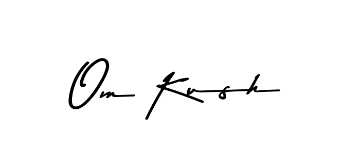 Design your own signature with our free online signature maker. With this signature software, you can create a handwritten (Asem Kandis PERSONAL USE) signature for name Om Kush. Om Kush signature style 9 images and pictures png