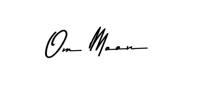 Design your own signature with our free online signature maker. With this signature software, you can create a handwritten (Asem Kandis PERSONAL USE) signature for name Om Moon. Om Moon signature style 9 images and pictures png