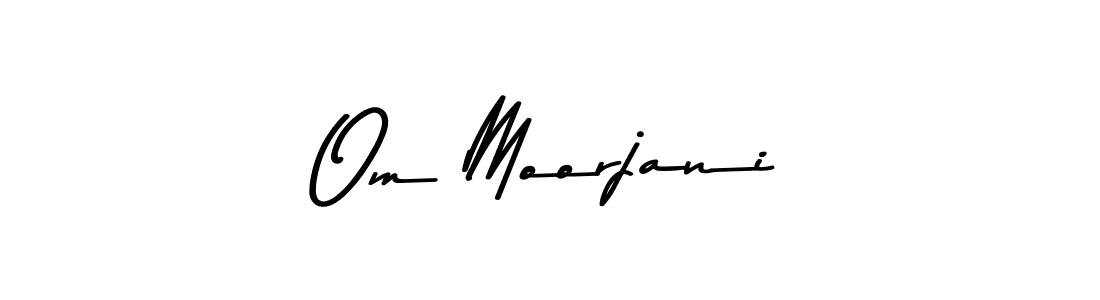 How to make Om Moorjani signature? Asem Kandis PERSONAL USE is a professional autograph style. Create handwritten signature for Om Moorjani name. Om Moorjani signature style 9 images and pictures png