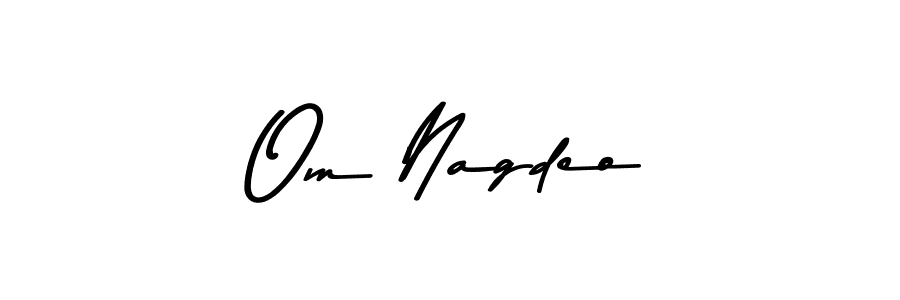 How to make Om Nagdeo signature? Asem Kandis PERSONAL USE is a professional autograph style. Create handwritten signature for Om Nagdeo name. Om Nagdeo signature style 9 images and pictures png