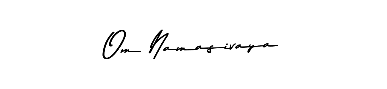 You should practise on your own different ways (Asem Kandis PERSONAL USE) to write your name (Om Namasivaya) in signature. don't let someone else do it for you. Om Namasivaya signature style 9 images and pictures png