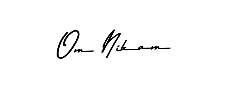 Once you've used our free online signature maker to create your best signature Asem Kandis PERSONAL USE style, it's time to enjoy all of the benefits that Om Nikam name signing documents. Om Nikam signature style 9 images and pictures png