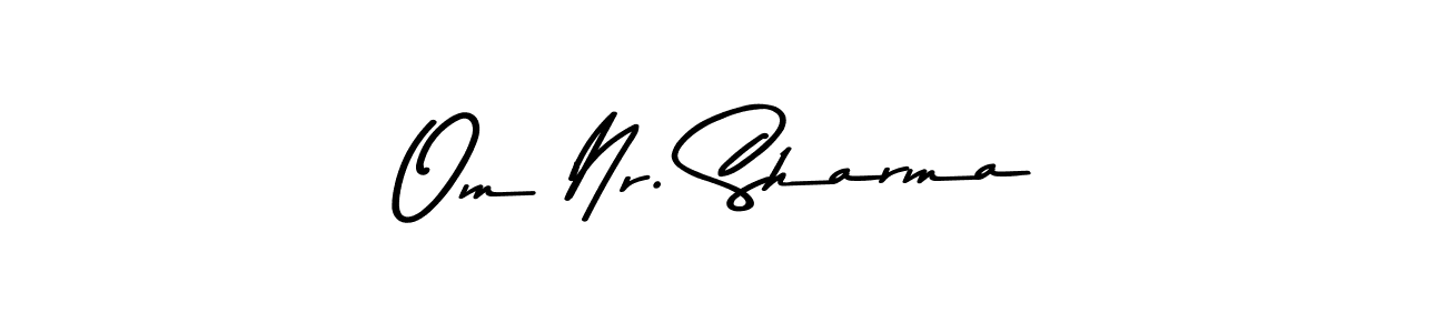 Make a beautiful signature design for name Om Nr. Sharma. Use this online signature maker to create a handwritten signature for free. Om Nr. Sharma signature style 9 images and pictures png