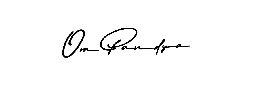 The best way (Asem Kandis PERSONAL USE) to make a short signature is to pick only two or three words in your name. The name Om Pandya include a total of six letters. For converting this name. Om Pandya signature style 9 images and pictures png